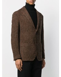 Мужской темно-коричневый пиджак от Altea
