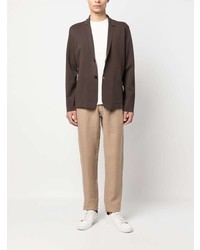 Мужской темно-коричневый пиджак от Roberto Collina