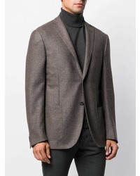 Мужской темно-коричневый пиджак от Corneliani