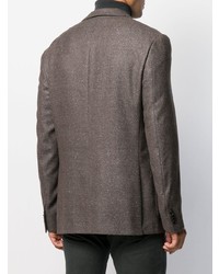 Мужской темно-коричневый пиджак от Corneliani