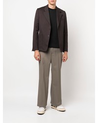 Мужской темно-коричневый пиджак от Golden Goose