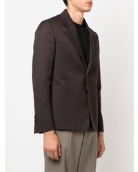 Мужской темно-коричневый пиджак от Golden Goose