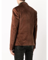 Мужской темно-коричневый пиджак от Amiri