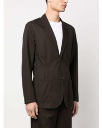 Мужской темно-коричневый пиджак от Societe Anonyme