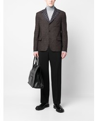 Мужской темно-коричневый пиджак от Ferragamo