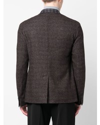 Мужской темно-коричневый пиджак от Ferragamo