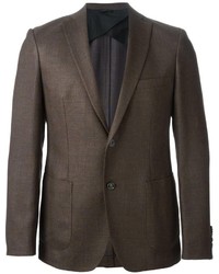 Мужской темно-коричневый пиджак от Tonello