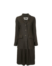 Женский темно-коричневый пиджак от Uma Wang