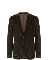 Мужской темно-коричневый пиджак от Z Zegna