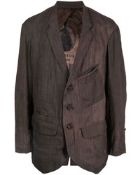 Мужской темно-коричневый пиджак от Ziggy Chen