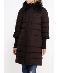 Женский темно-коричневый пуховик от Baon