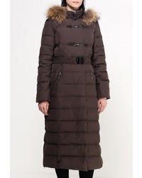 Женский темно-коричневый пуховик от Baon