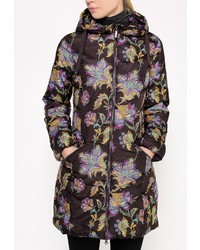 Женский темно-коричневый пуховик от Baon