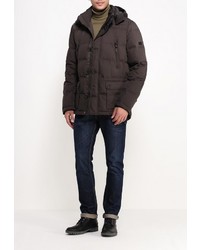 Мужской темно-коричневый пуховик от FiNN FLARE