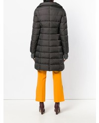 Женский темно-коричневый пуховик от Herno