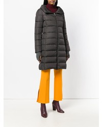 Женский темно-коричневый пуховик от Herno