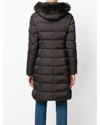 Женский темно-коричневый пуховик от Herno