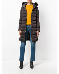 Женский темно-коричневый пуховик от Herno