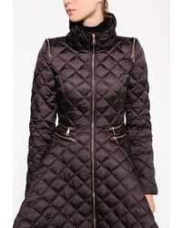 Женский темно-коричневый пуховик от Odri