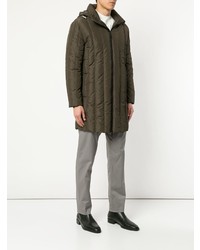 Мужской темно-коричневый пуховик от Cerruti 1881