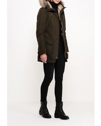 Женский темно-коричневый пуховик от Parajumpers