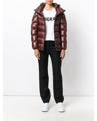 Женский темно-коричневый пуховик от Herno