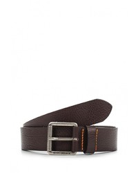 Мужской темно-коричневый ремень от Boss Orange
