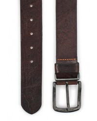 Мужской темно-коричневый ремень от Boss Orange