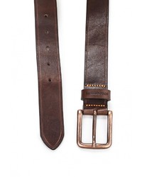 Мужской темно-коричневый ремень от Boss Orange