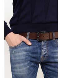 Мужской темно-коричневый ремень от Boss Orange