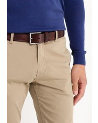 Мужской темно-коричневый ремень от Boss Orange