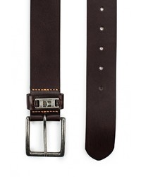 Мужской темно-коричневый ремень от Boss Orange