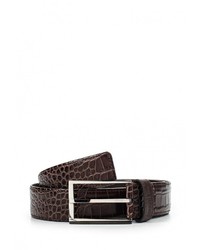 Мужской темно-коричневый ремень от Cerruti 1881
