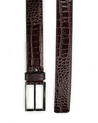 Мужской темно-коричневый ремень от Cerruti 1881