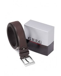 Мужской темно-коричневый ремень от GREG