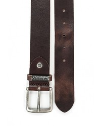 Мужской темно-коричневый ремень от GUESS