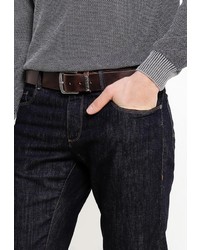 Мужской темно-коричневый ремень от GUESS