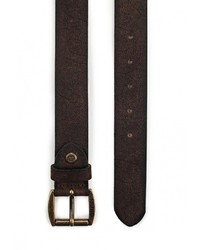 Мужской темно-коричневый ремень от GUESS