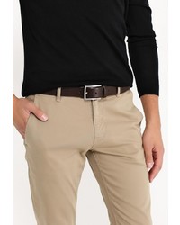 Мужской темно-коричневый ремень от Hugo