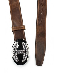 Мужской темно-коричневый ремень от Just Cavalli