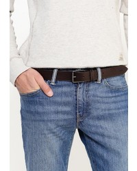 Мужской темно-коричневый ремень от Lacoste