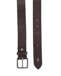 Мужской темно-коричневый ремень от Lacoste