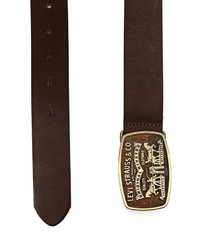 Мужской темно-коричневый ремень от Levi's