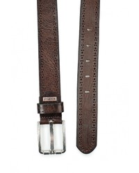 Мужской темно-коричневый ремень от Lindenmann