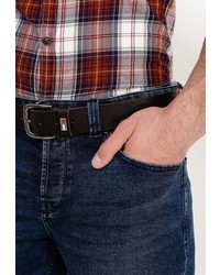 Мужской темно-коричневый ремень от Tommy Hilfiger