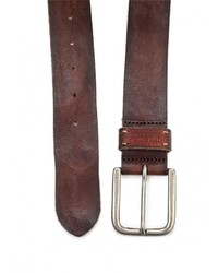 Мужской темно-коричневый ремень от Tommy Hilfiger