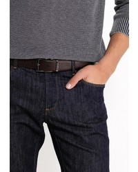 Мужской темно-коричневый ремень от Trussardi