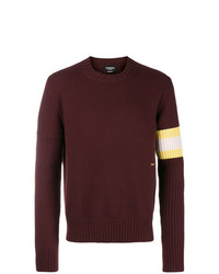 Мужской темно-коричневый свитер с круглым вырезом от Calvin Klein 205W39nyc