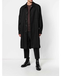 Мужской темно-коричневый свитер с круглым вырезом от Rick Owens