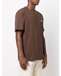 Мужской темно-коричневый свитер с круглым вырезом от Ader Error